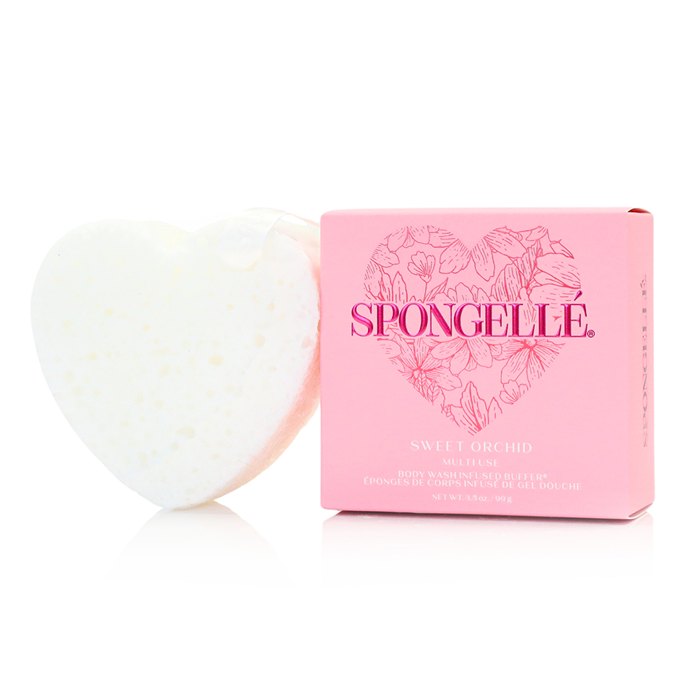 Spongellé | Valentines Day Gifts | Easter Gifts - Heart Buffer Assorted Pack | Valentines Day 2026