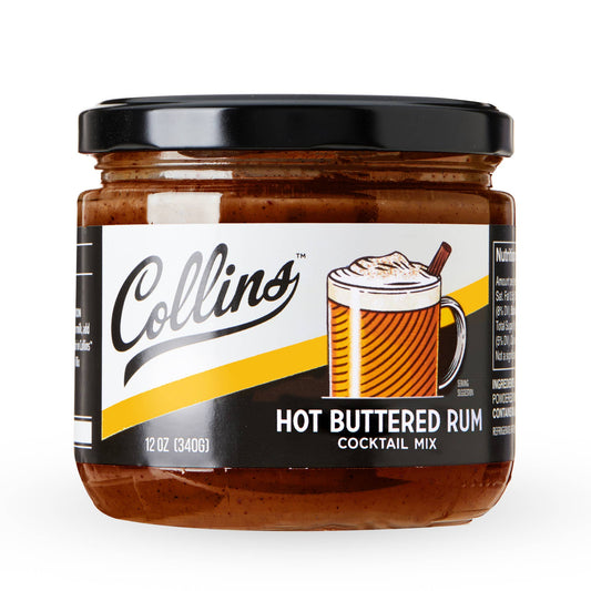 Real Sugar Hot Buttered Rum Cocktail Mix 12 oz