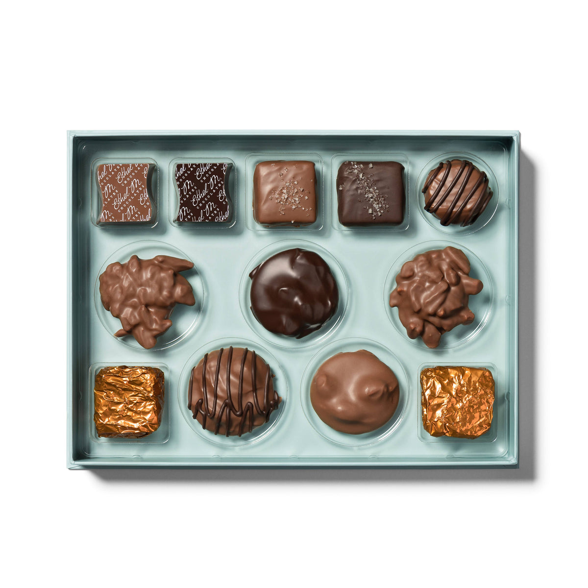 PREMIUM 12-PIECE NUTS & CARAMELS COLLECTION, ASSORTMENT