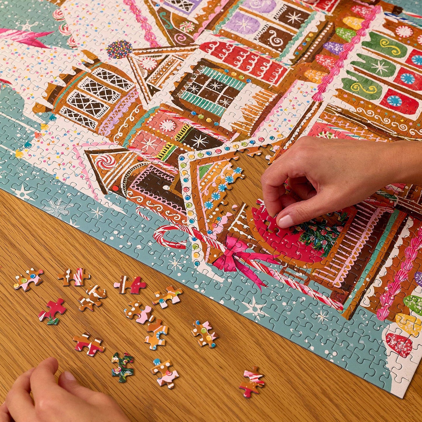 Gingerbread House 1000 Piece Christmas Puzzle
