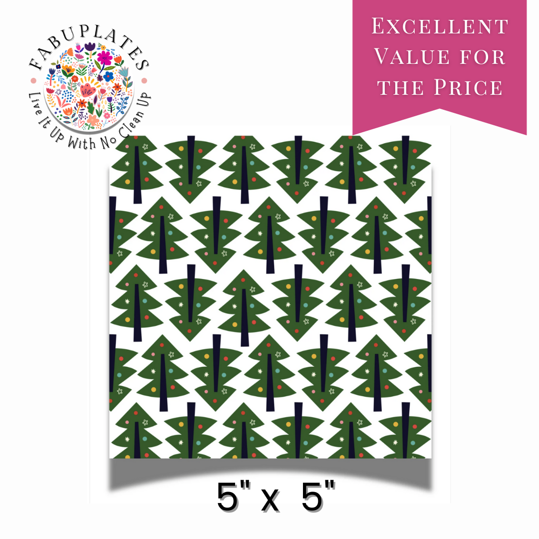 Jolly Christmas Trees 24ct Cocktail Napkin Separates (3ply)