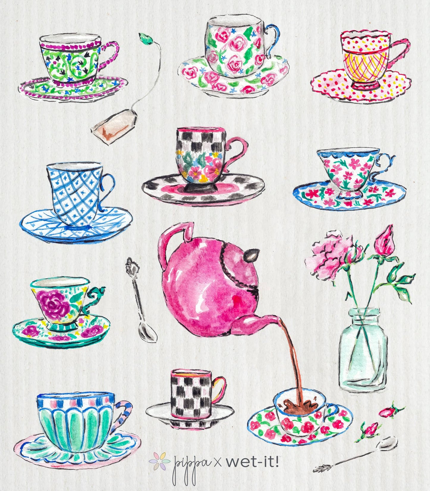 Teatime Swedish Cloth