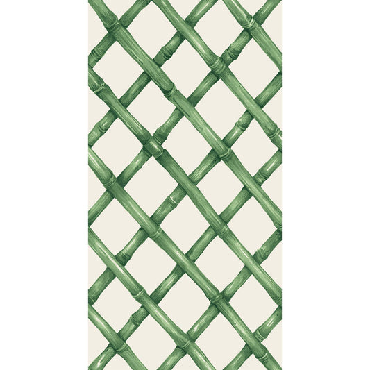 Hester & Cook - Stationery - Green Lattice Guest Napkin - Pack of 16