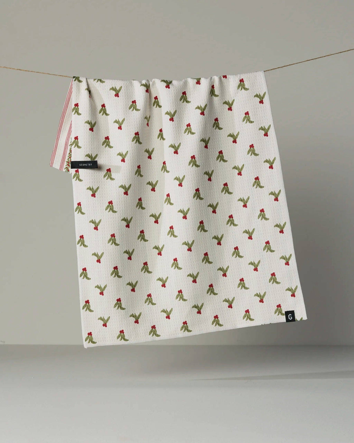 Holly Vine Luxe Kitchen Towel - Holiday 2026