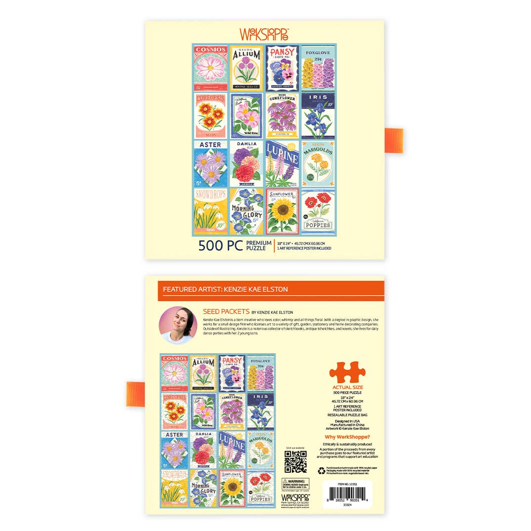 Seed Packets 500 Piece Puzzle