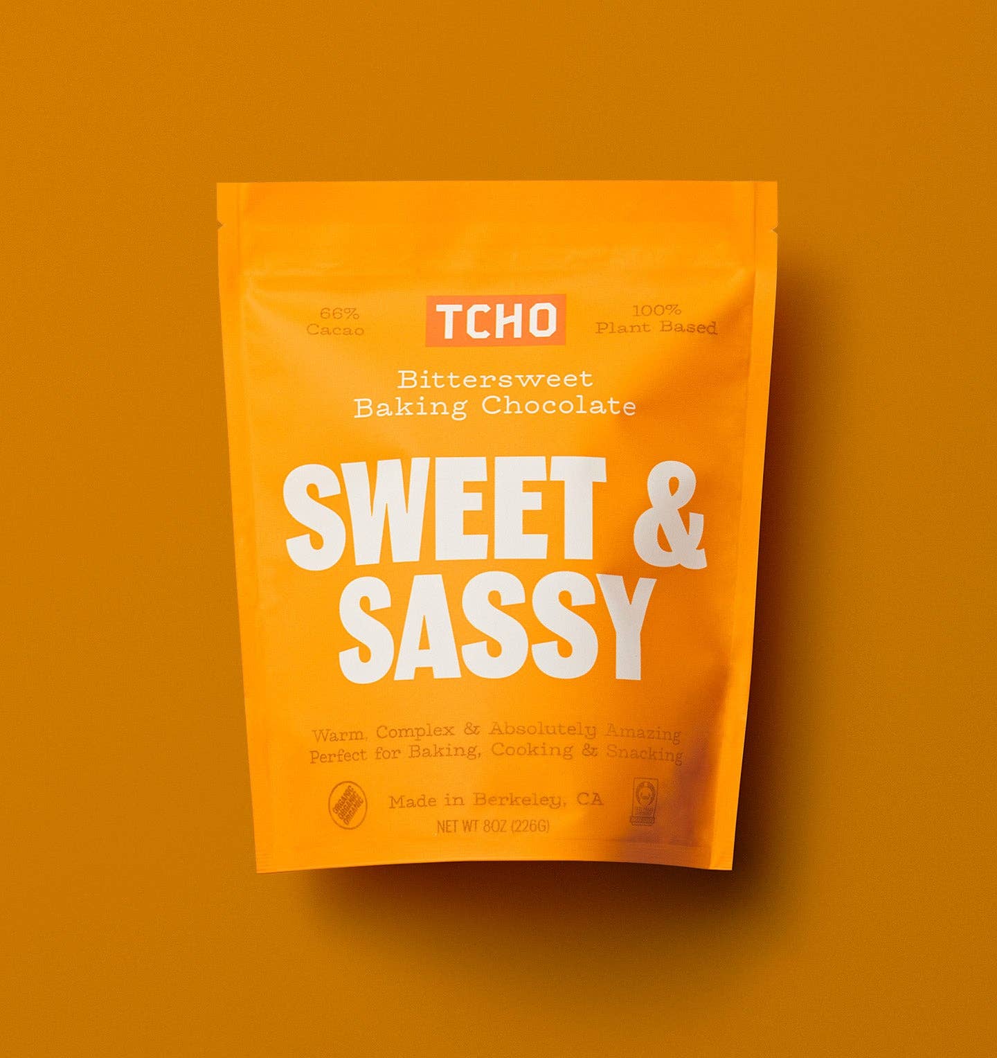TCHO - Sweet & Sassy 66%. Bittersweet Baking Chocolate