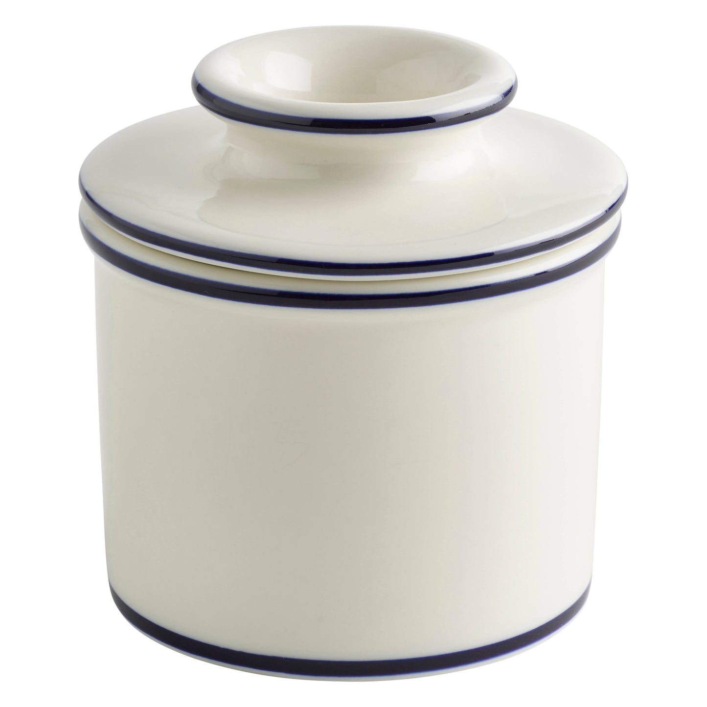 The Original Butter Bell-Le Bistro Blue Trim