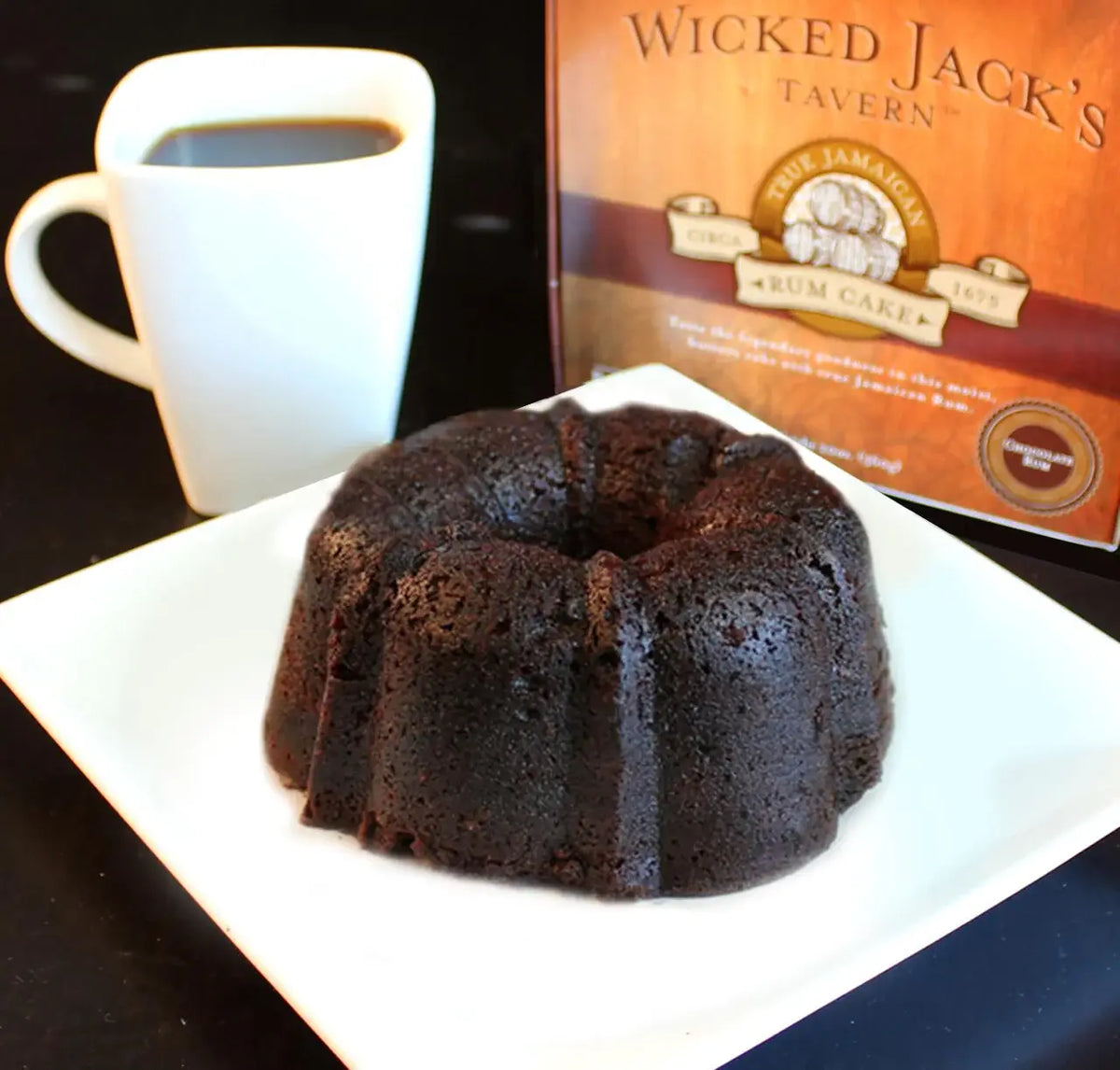 Wicked Jack's Tavern Jamaica Rum Cake- Chocolate 20oz
