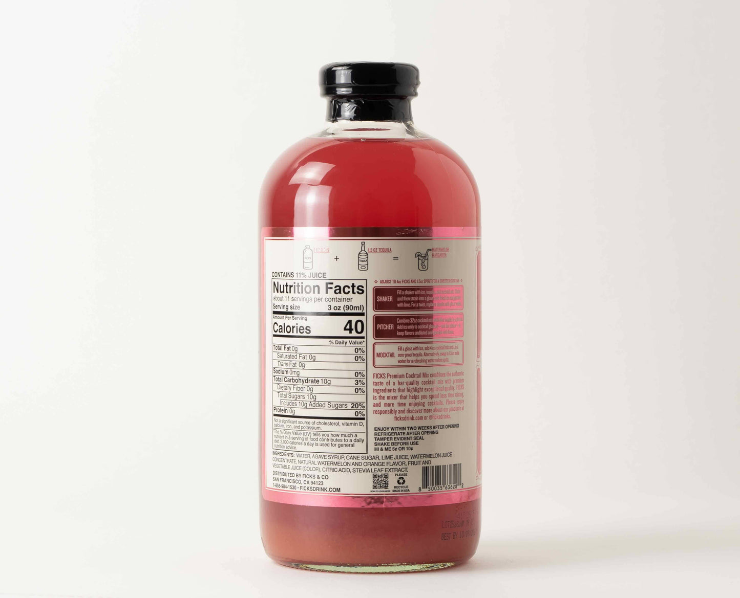 Watermelon Margarita Cocktail Mix