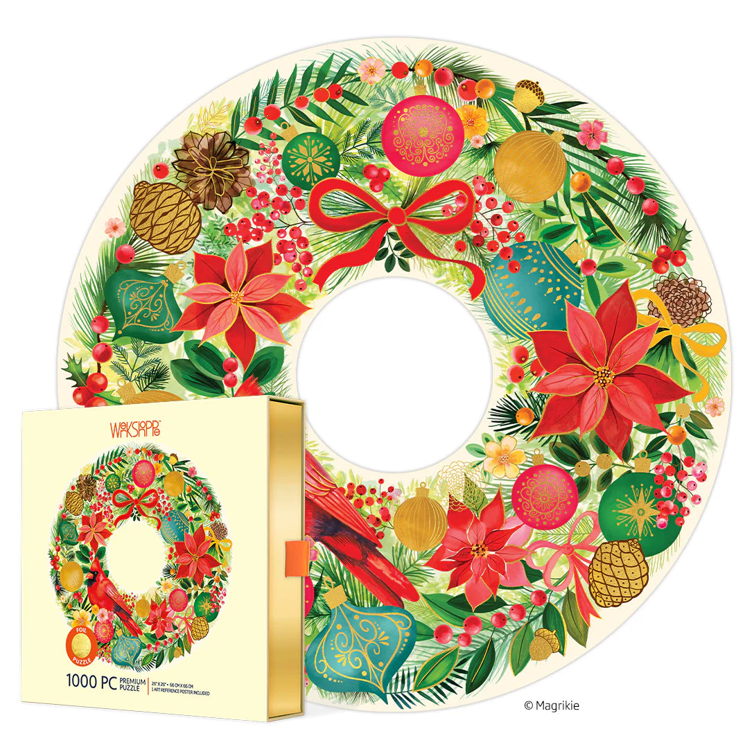 Holiday Wreath 1000 Pc Puzzle