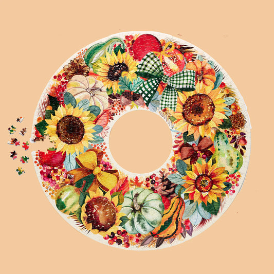 Harvest Wreath 1000 Pc Puzzle