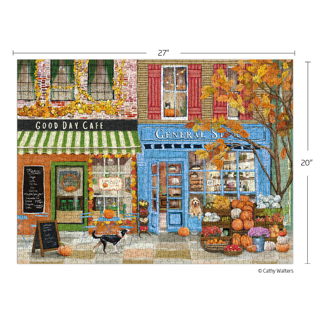 Autumn on Main 1000 Pc Puzzle