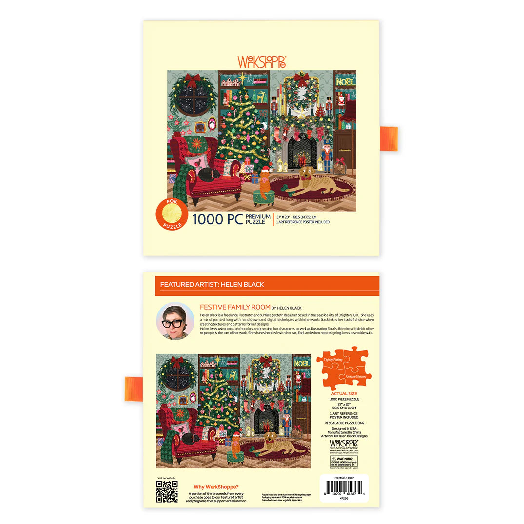 Festive Family Room 1000 Pc Puzzle