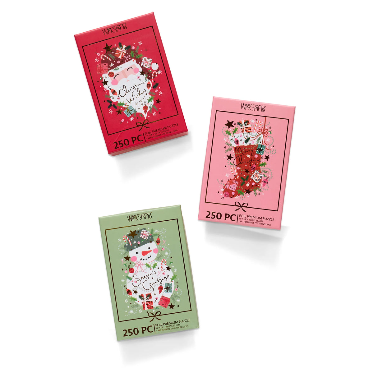 Christmas wishes Set of 3 Puzzles