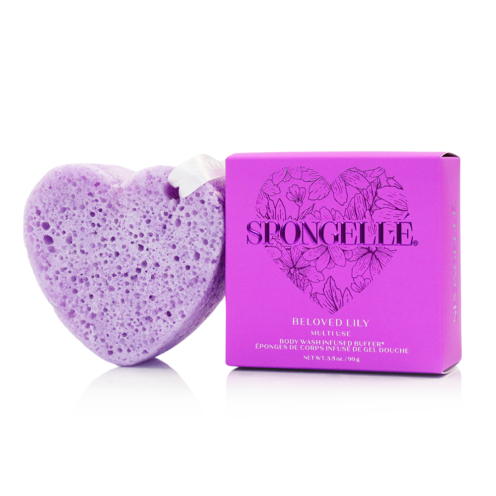 Spongellé | Valentines Day Gifts | Easter Gifts - Heart Buffer Assorted Pack | Valentines Day 2026