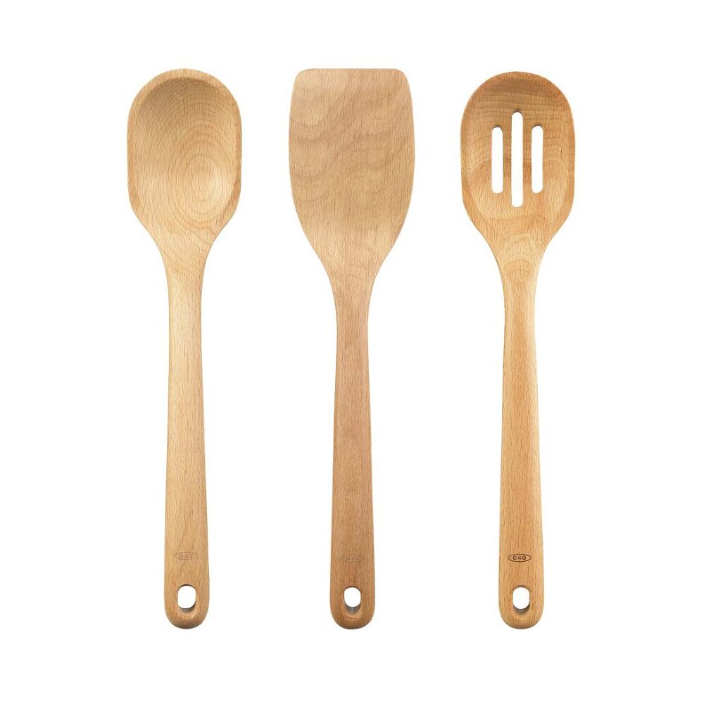 3pc Wooden Utensil Set