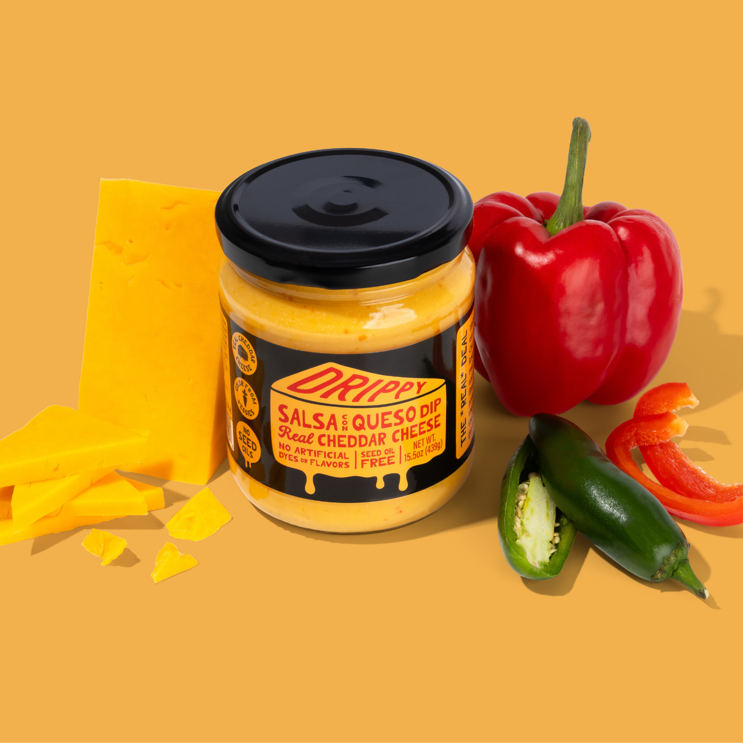 Drippy Dip - Salsa Con Queso Cheese Dip