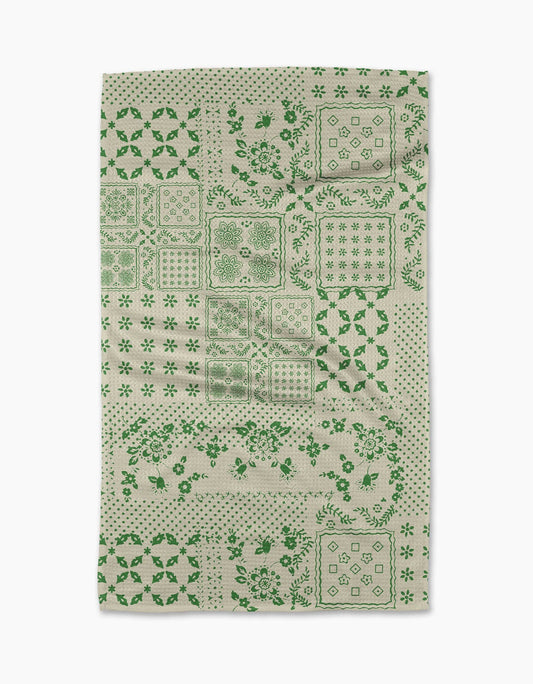 Blossoming Bandanna Green