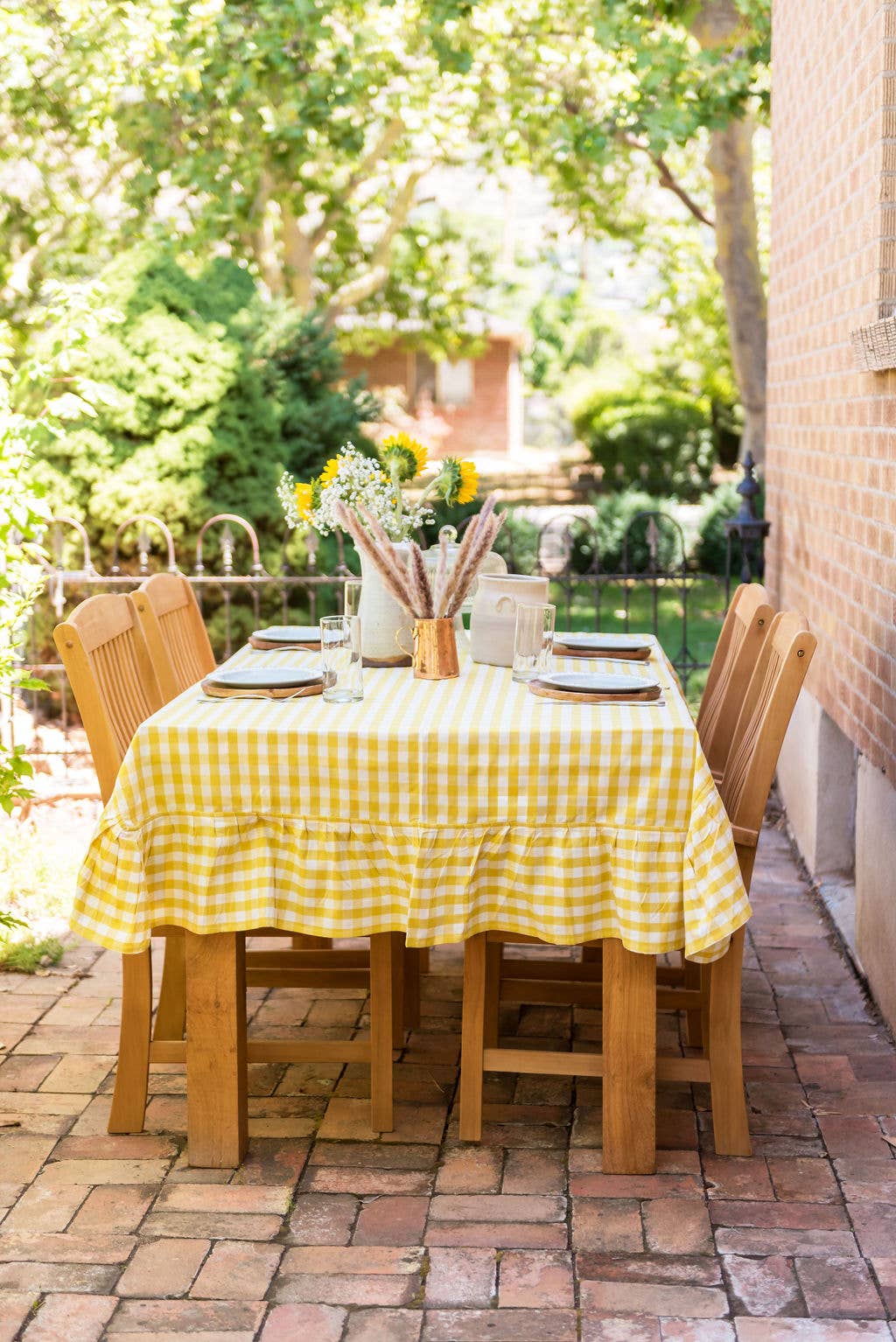 Galley & Fen Gingham Tablecloth - Thumbnail 4