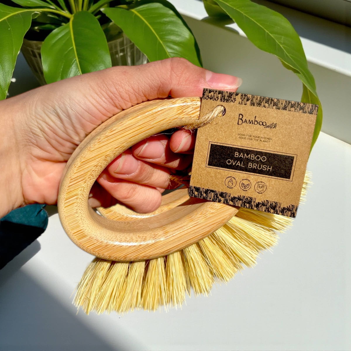 Oval Vegetable Cleaning Brush