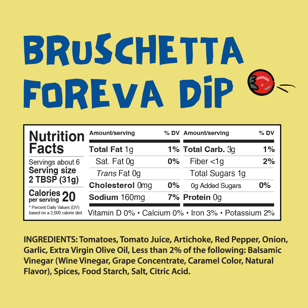 Stone Bank Foods - Bruschetta Foreva 6.35 oz - Tomato Based Charcuterie Dip