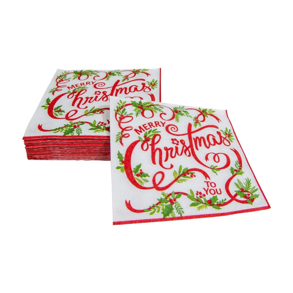 Merry Christmas To You Cocktail Napkins