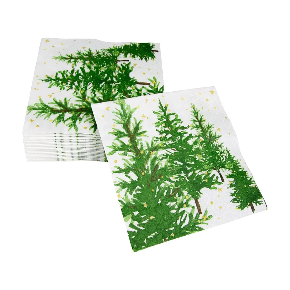 White Christmas Napkins