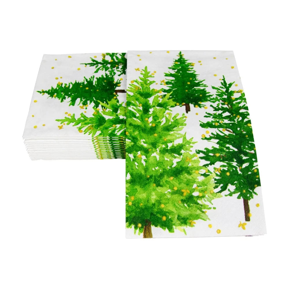 White Christmas Napkins