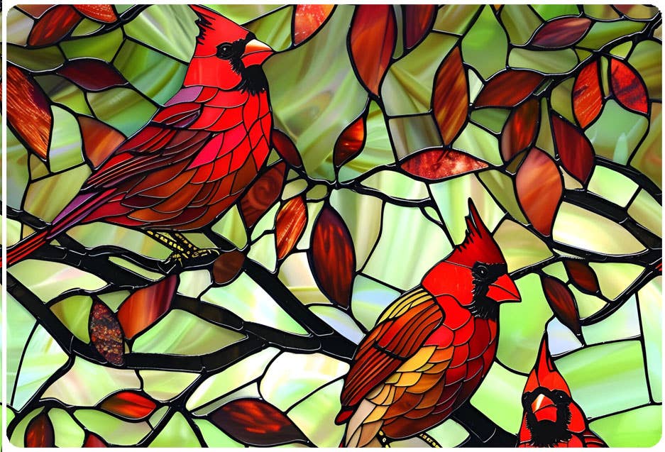 Cardinal Green Stained-Glass