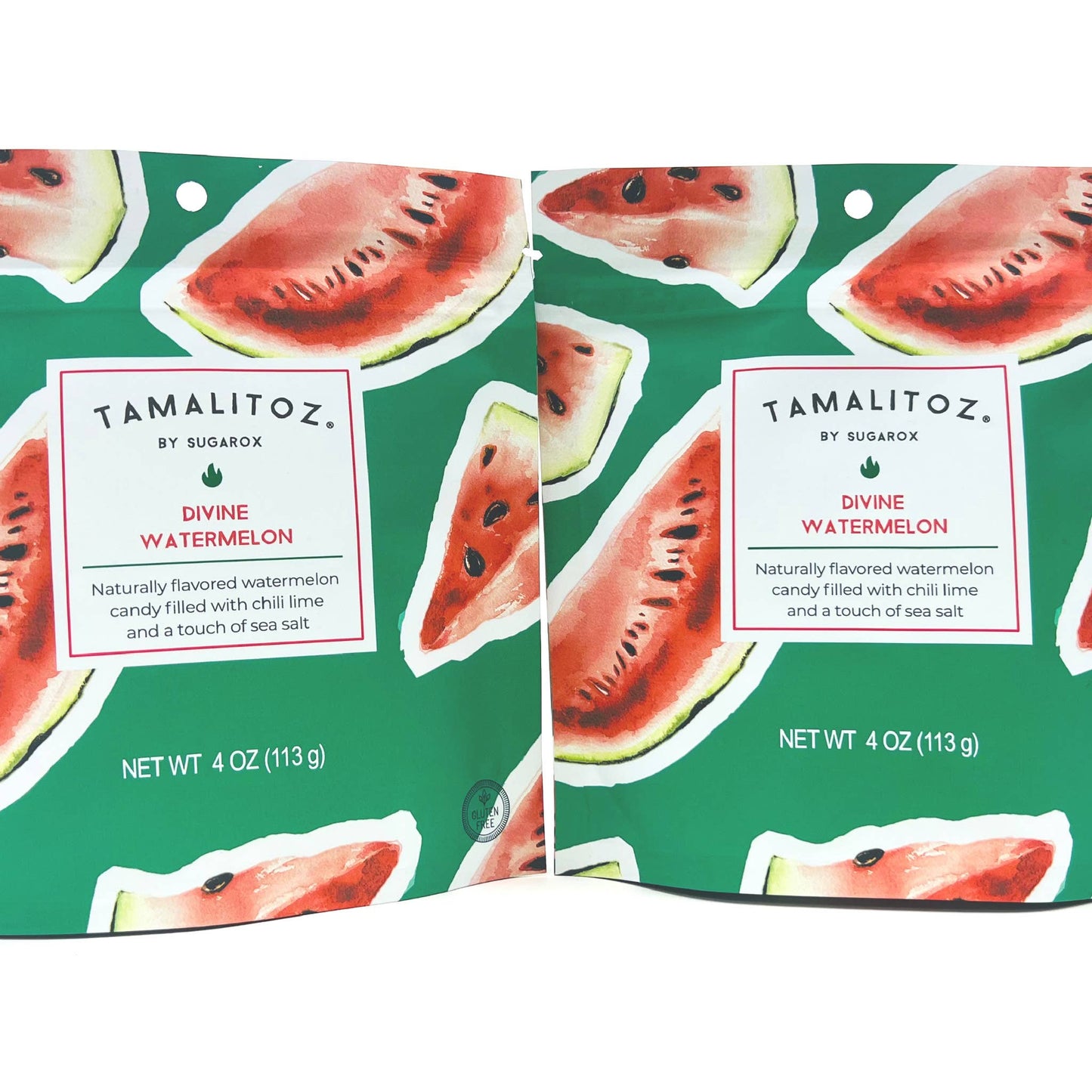 Sugarox Candy Studio LLC - DIVINE WATERMELON TAMALITOZ CANDY 12 CT