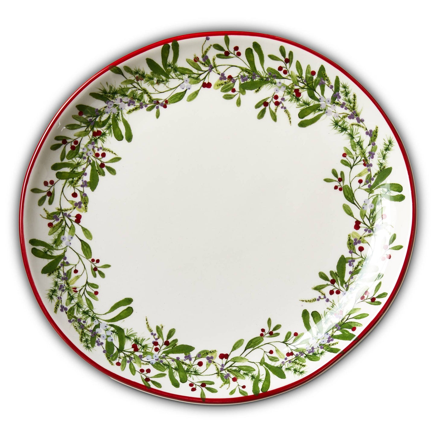 Winter Berries Dinner Plate Multi Earthenware