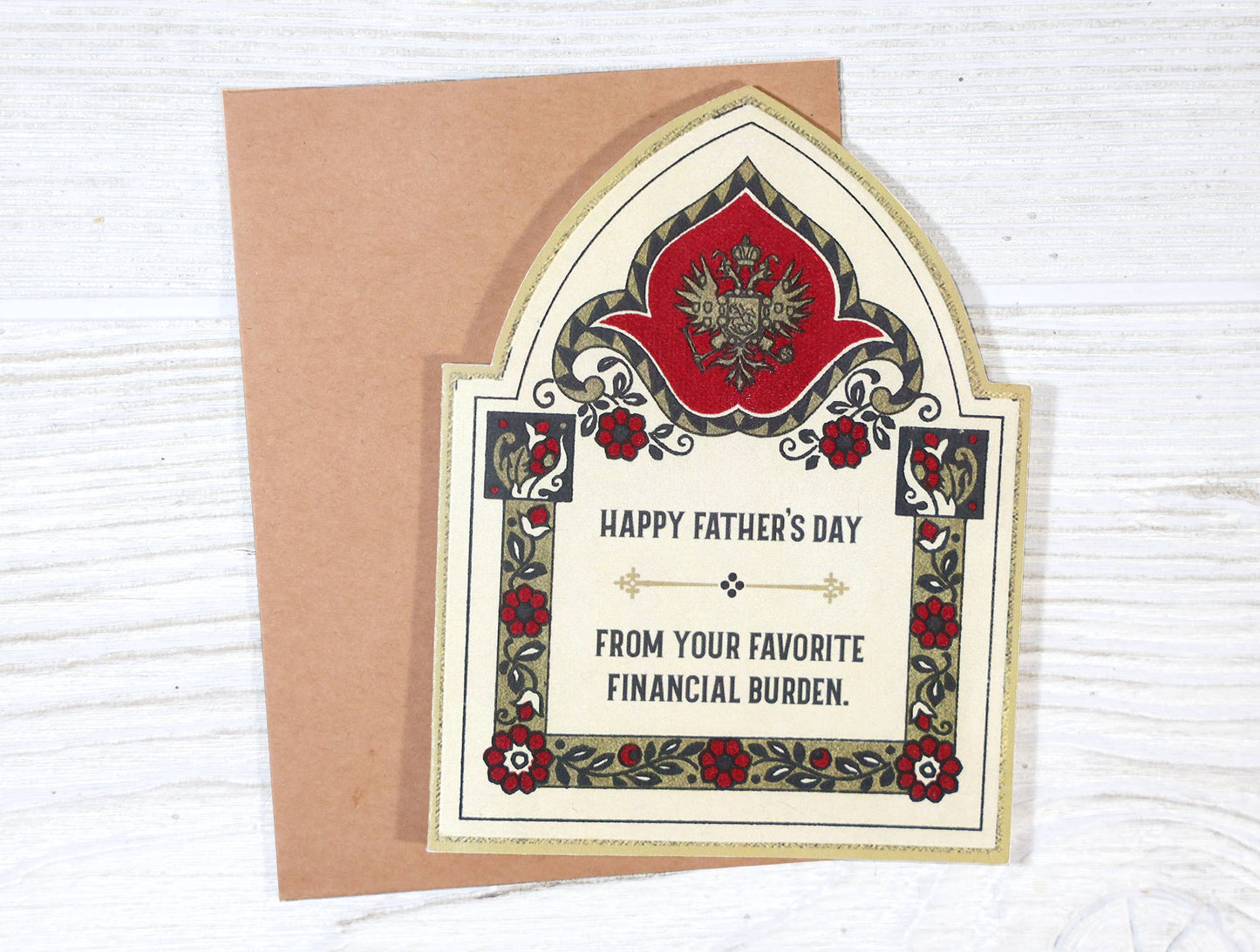 Bad Betty Greeting Co. - Happy Father's Day - Favorite Financial Burden Card