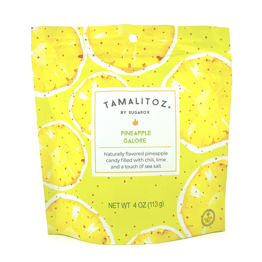 Sugarox Candy Studio LLC - PINEAPPLE GALORE TAMALITOZ CANDY 12CT