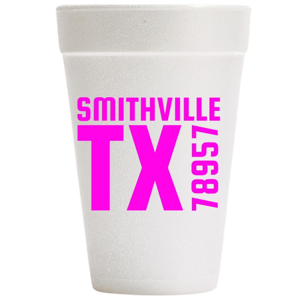 Zip Code Cups