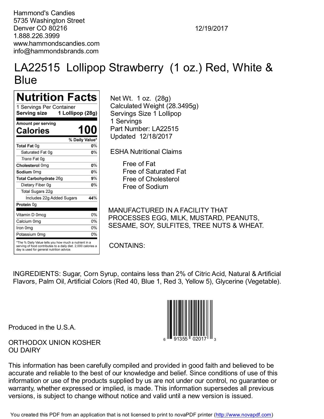 Strawberry - 1 oz
