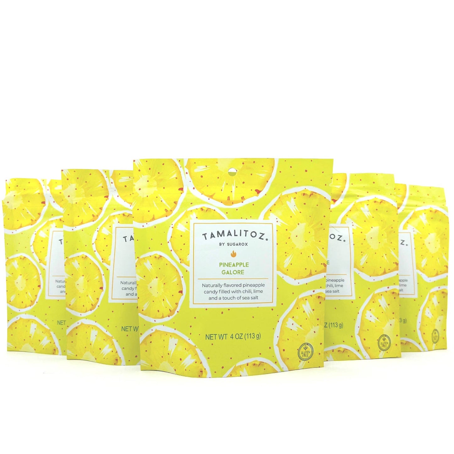 Sugarox Candy Studio LLC - PINEAPPLE GALORE TAMALITOZ CANDY 12CT