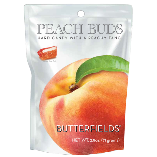 2.5oz Peach Buds Hard Candy - a Southern favorite for 100 yr