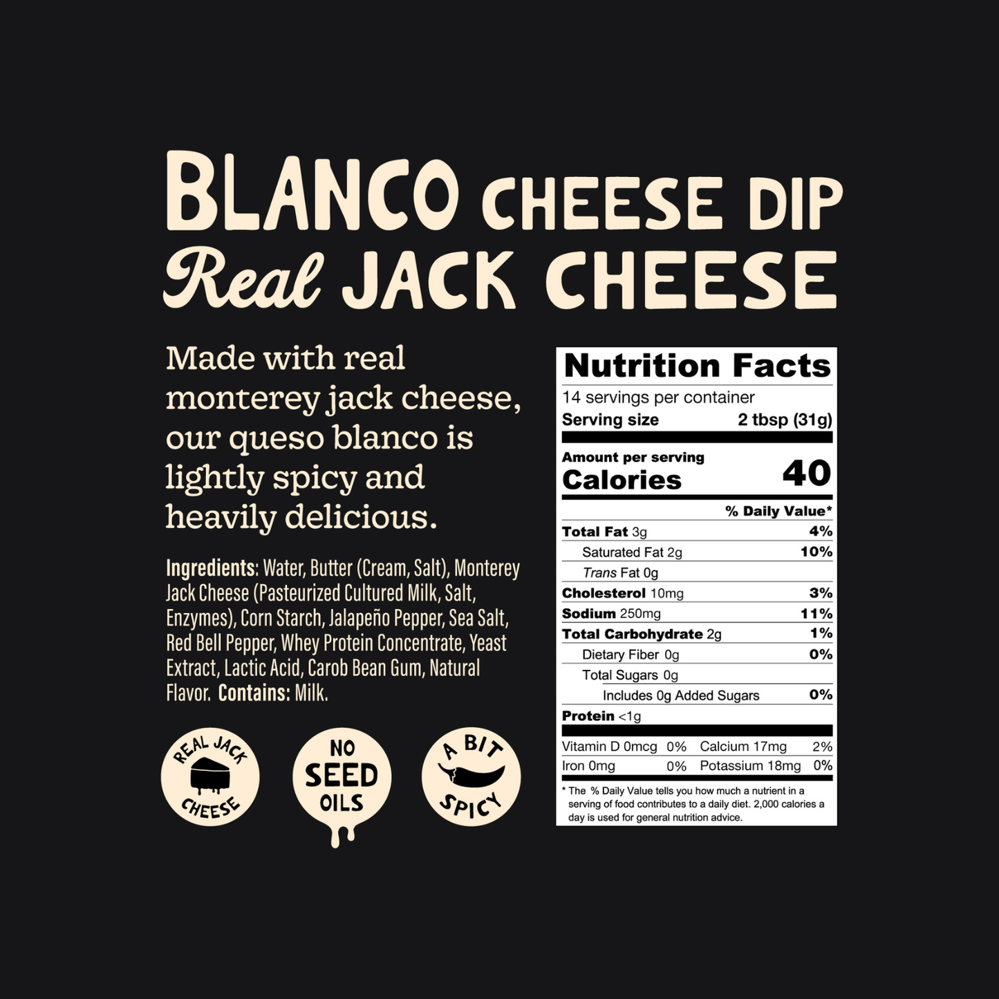 Drippy Dip - Blanco Cheese Dip