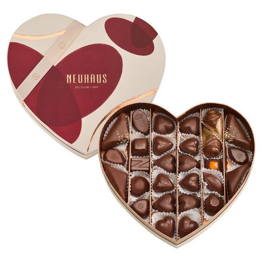 Valentine Heart Medium - Milk, 28pc