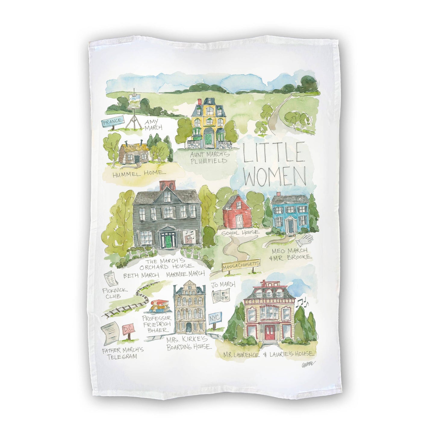 Little Women Tea Towel