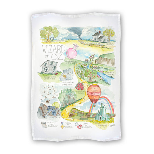 Wizard of Oz Tea Towel