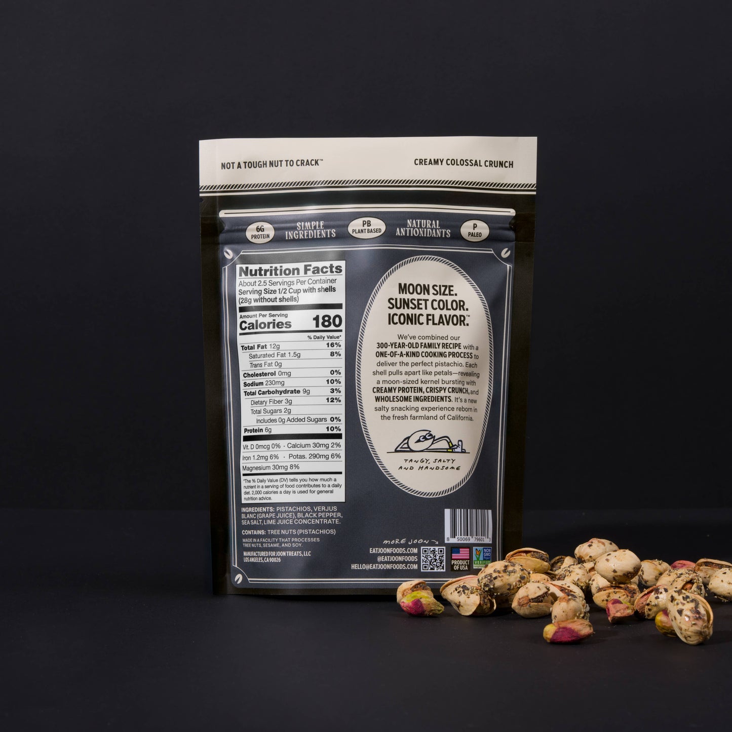 Joon - Joon Salt and Pepper Pistachios | Pistachio Gourmet Snacks