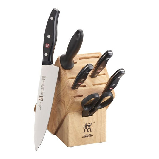 Signature 7-pc, Knife block set, Natural