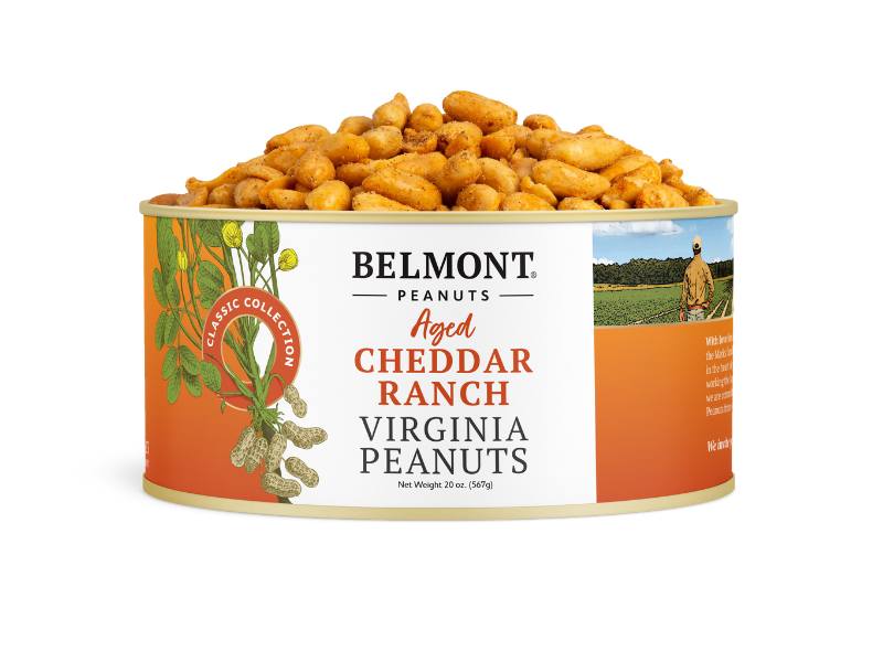 Belmont Peanuts - Aged Cheddar Ranch Virginia Peanuts
