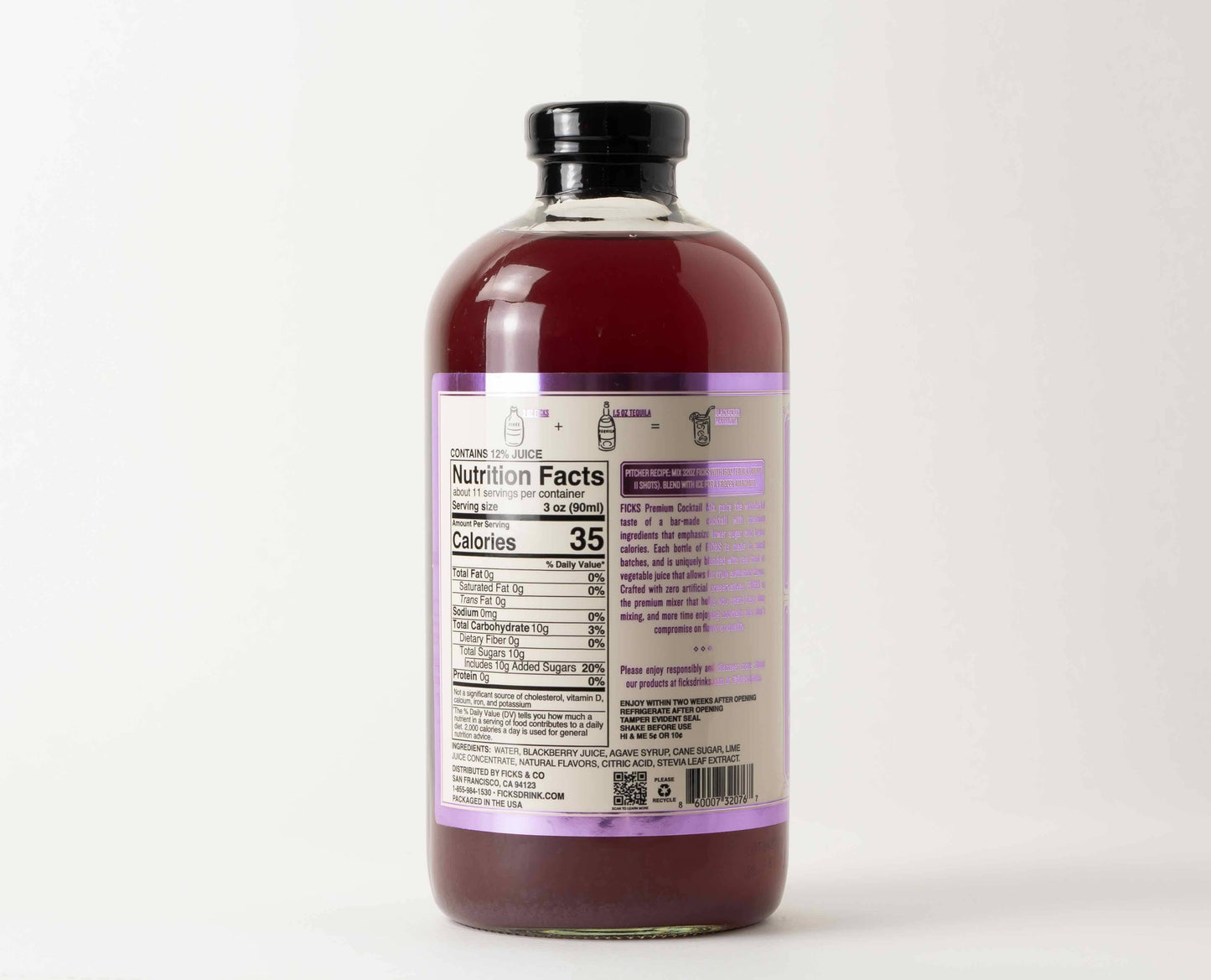 Blackberry Margarita Cocktail Mix/Syrup