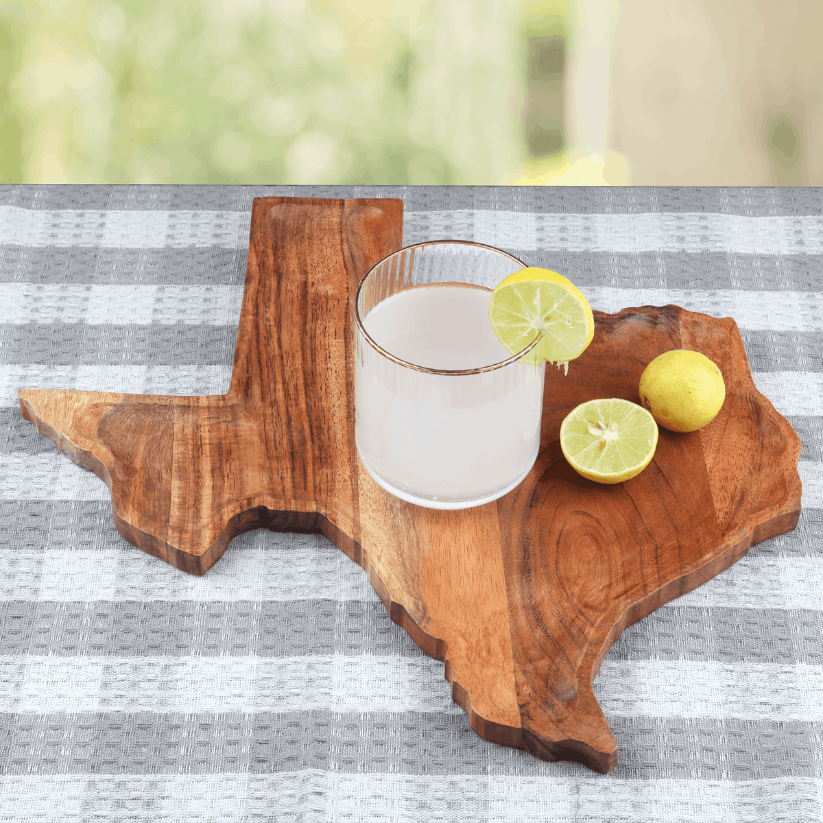 Texas Acacia Wood Charcuterie Board
