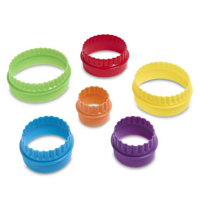 Mrs. Anderson's Baking Double-Sided Cutter, Set Of 6
