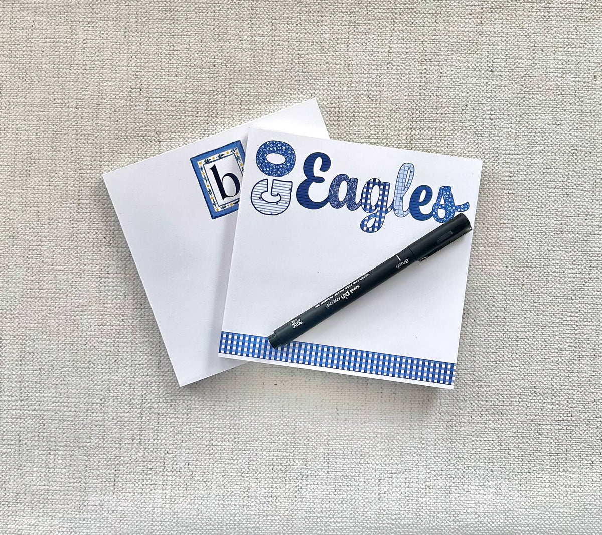Go Eagles Quilted Notepad