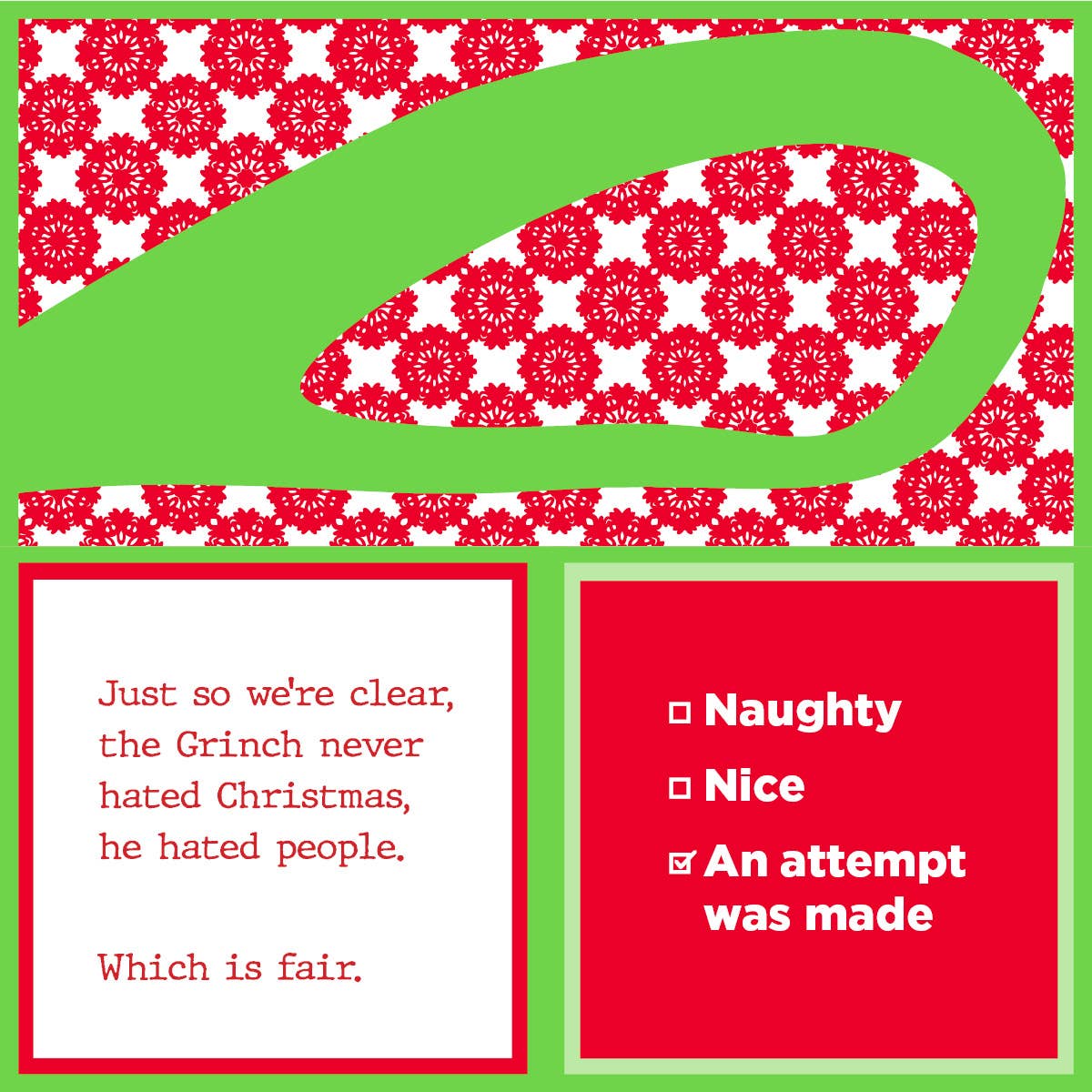 Drinks on Me - NAPKIN XMAS Attempt Made | Funny Gift | Cocktail Napkin