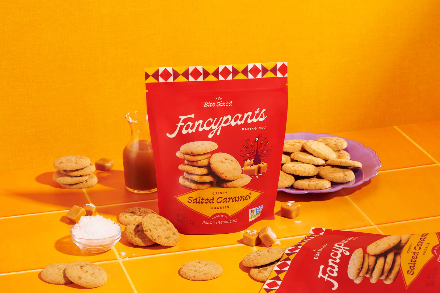 Salted Caramel Cookies | Thin & Crispy | Gift & Cafe 5oz